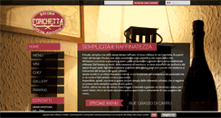 Desktop Screenshot of osteriaconchetta.it